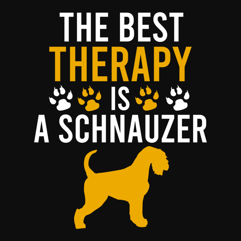 The Best Therapy Is A Schnauzer Crop Top by Cypryanus | Artistshot