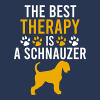 The Best Therapy Is A Schnauzer Ladies Denim Jacket | Artistshot