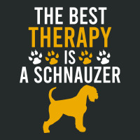 The Best Therapy Is A Schnauzer Women's Triblend Scoop T-shirt | Artistshot