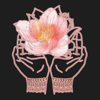 Meditation Yoga T  Shirt Meditation Hands Flower Rose T  Shirt Classic T-shirt | Artistshot