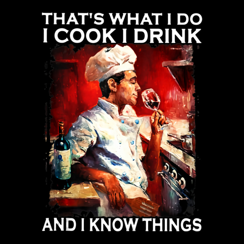 That's What I Do I Cook I Drink And I Know Things Tank Top Baby Beanies by saldeenshakir | Artistshot