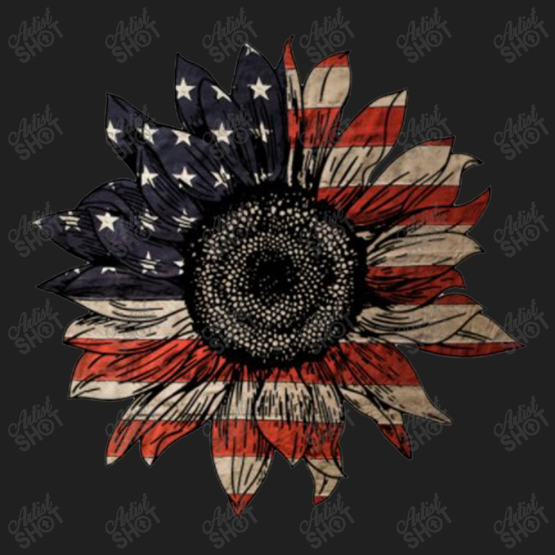 American Sunflower Drawstring Bags | Artistshot