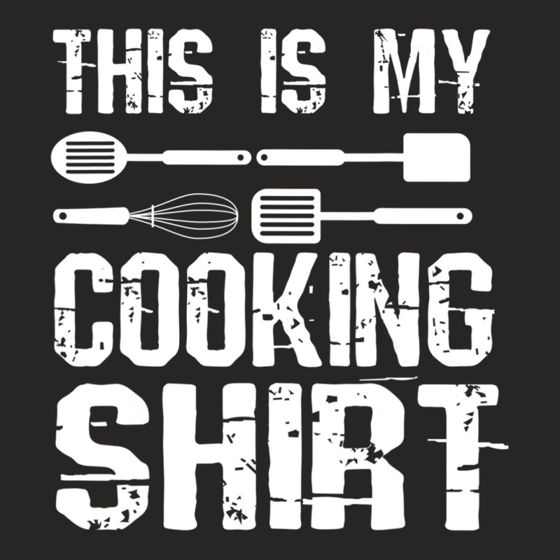 This Is My Cooking Shirt Cool Cook Chef Recipe Book Baking T Shirt Ladies Fitted T-Shirt by saldeenshakir | Artistshot