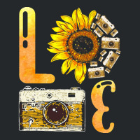 Photographer T  Shirt Love Photographer Sunflower Take Photo T  Shirt Crewneck Sweatshirt | Artistshot