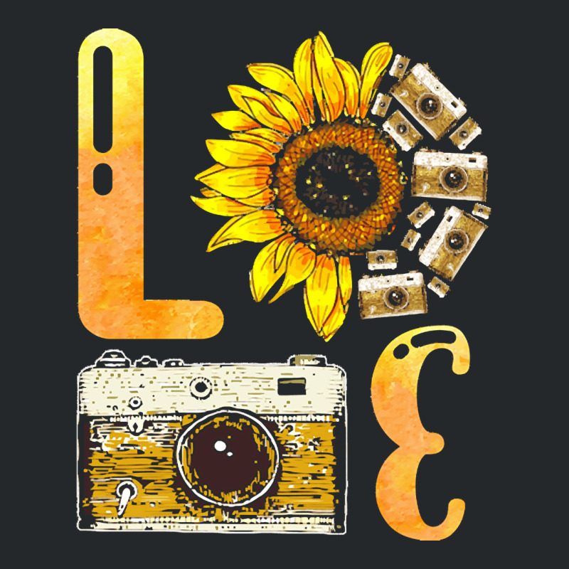 Photographer T  Shirt Love Photographer Sunflower Take Photo T  Shirt Crewneck Sweatshirt | Artistshot