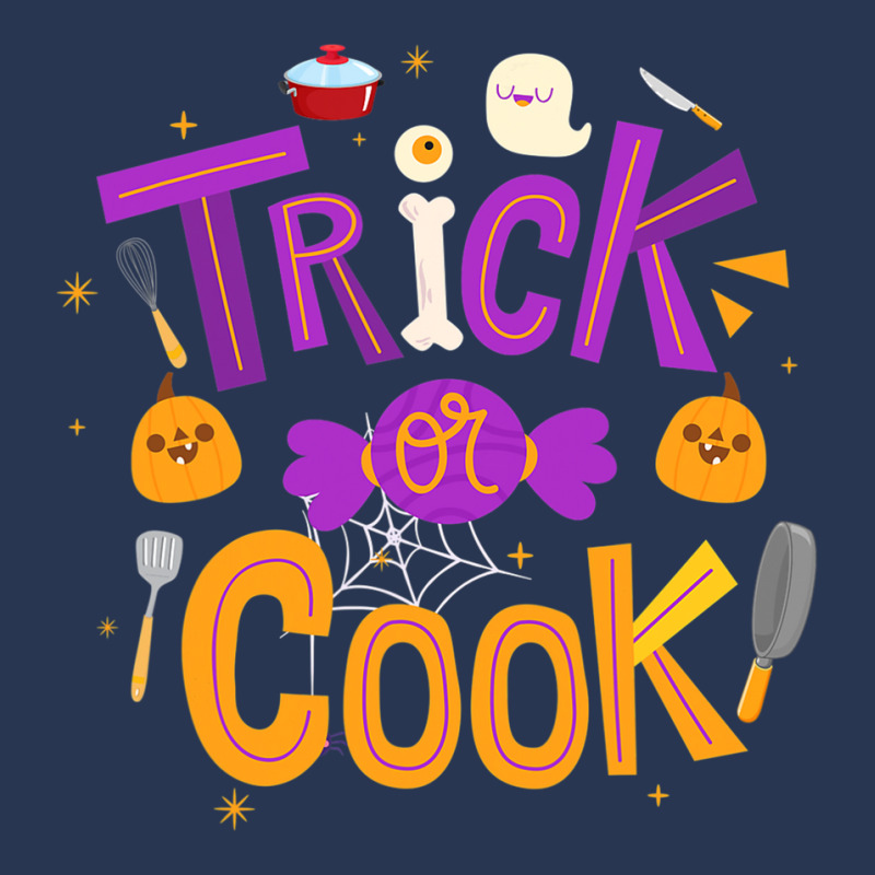 Trick Or Cook Funny Trick Or Treating Chef Cooking Halloween T Shirt Ladies Denim Jacket by saldeenshakir | Artistshot