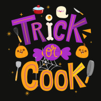 Trick Or Cook Funny Trick Or Treating Chef Cooking Halloween T Shirt Scorecard Crop Tee | Artistshot