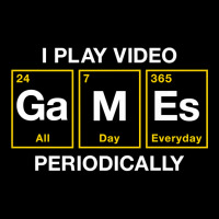 I Play Video Games Periodically Element Blocks Premium T Shirt Youth Jogger | Artistshot