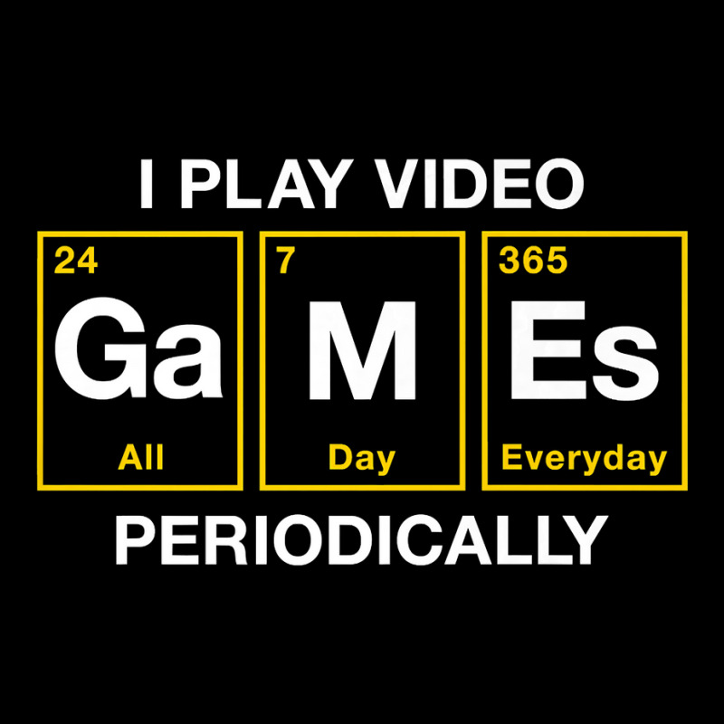 I Play Video Games Periodically Element Blocks Premium T Shirt Youth Jogger by jermonmccline | Artistshot