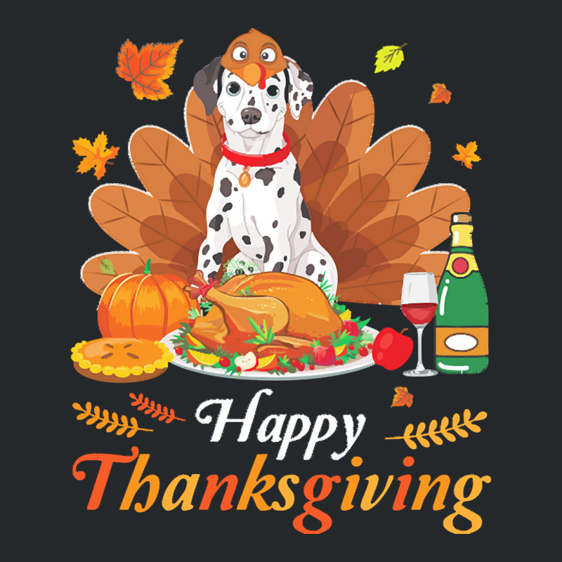 Dalmatian Happy Thanksgiving Christmas T  Shirt Dalmatian Turkey Costu Crewneck Sweatshirt | Artistshot