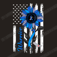 Diabetes Diabetic Warrior Sunflower American Flag 1 Diabetes Awareness Tank Top | Artistshot