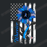 Diabetes Diabetic Warrior Sunflower American Flag 1 Diabetes Awareness Crewneck Sweatshirt | Artistshot