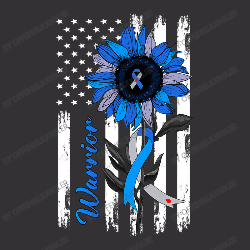 Diabetes Diabetic Warrior Sunflower American Flag 1 Diabetes Awareness Vintage Short by offensejuggler | Artistshot