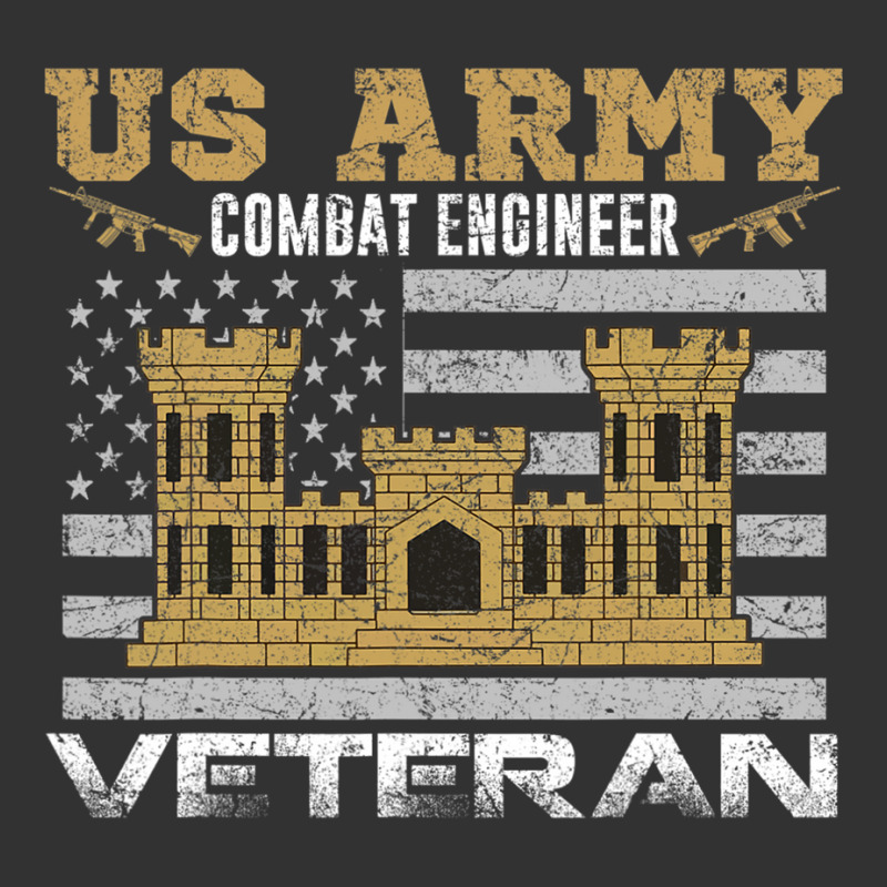 Vintage Us Army Combat Engineer Combat Engineer Veteran Gift T Shirt Baby Bodysuit by saldeenshakir | Artistshot