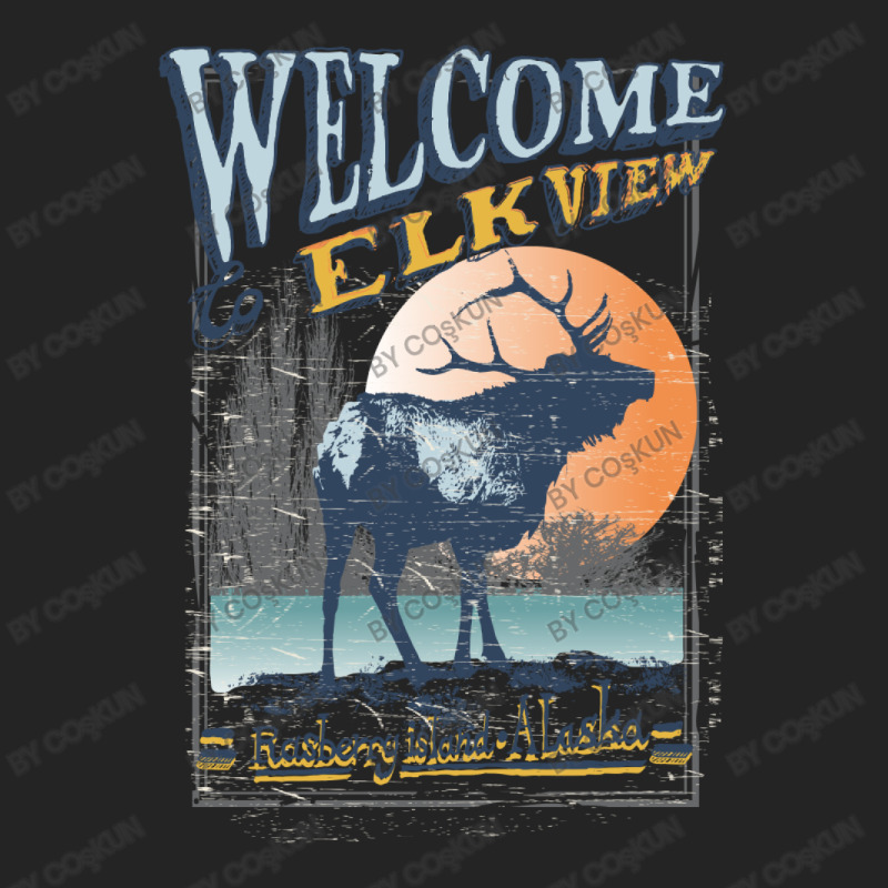 Welcome Elkview Island Alaska 3/4 Sleeve Shirt by coşkun | Artistshot