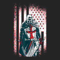 Jesus Crusader Warrior, Vintage American Flag Knight Templar T Shirt Unisex Hoodie | Artistshot