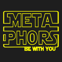 Womens Metaphors Be With You Funny English Teacher Shirts T Shirt V Ne Classic T-shirt | Artistshot