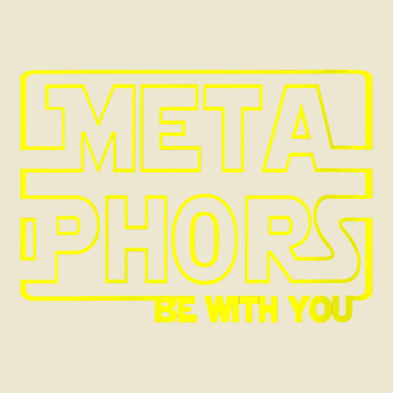 Womens Metaphors Be With You Funny English Teacher Shirts T Shirt V Ne Cropped Hoodie by jermonmccline | Artistshot