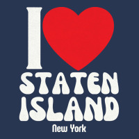 I Love Staten Island Lovers Retro Distressed Pullover Hoodie Men Denim Jacket | Artistshot