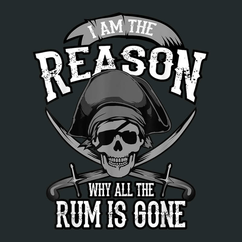 Funny Am The Reason Why All The Rum Is Gone I Gift T Shirt Women's Triblend Scoop T-shirt by naythendeters2000 | Artistshot