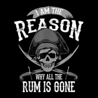 Funny Am The Reason Why All The Rum Is Gone I Gift T Shirt Cropped Sweater | Artistshot