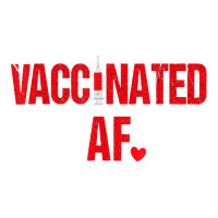 Vaccinated Af Funny Pro Vaccination Heart 2021 Gift T Shirt Women's Pajamas Set | Artistshot