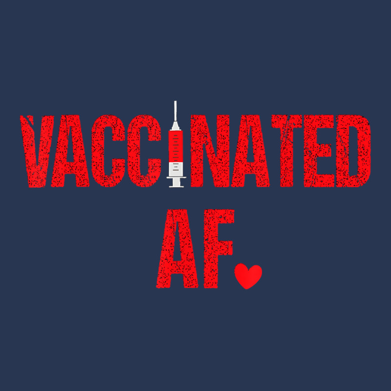 Vaccinated Af Funny Pro Vaccination Heart 2021 Gift T Shirt Ladies Denim Jacket by jermonmccline | Artistshot