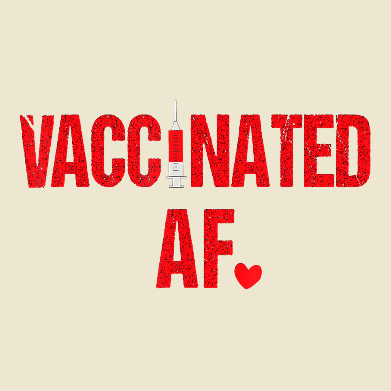 Vaccinated Af Funny Pro Vaccination Heart 2021 Gift T Shirt Cropped Hoodie by jermonmccline | Artistshot