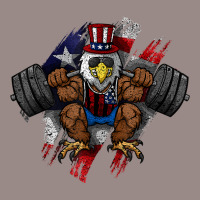 American Flag Muscular Bald Eagle Bike Flexing Uncle Sam T Shirt Vintage T-shirt | Artistshot