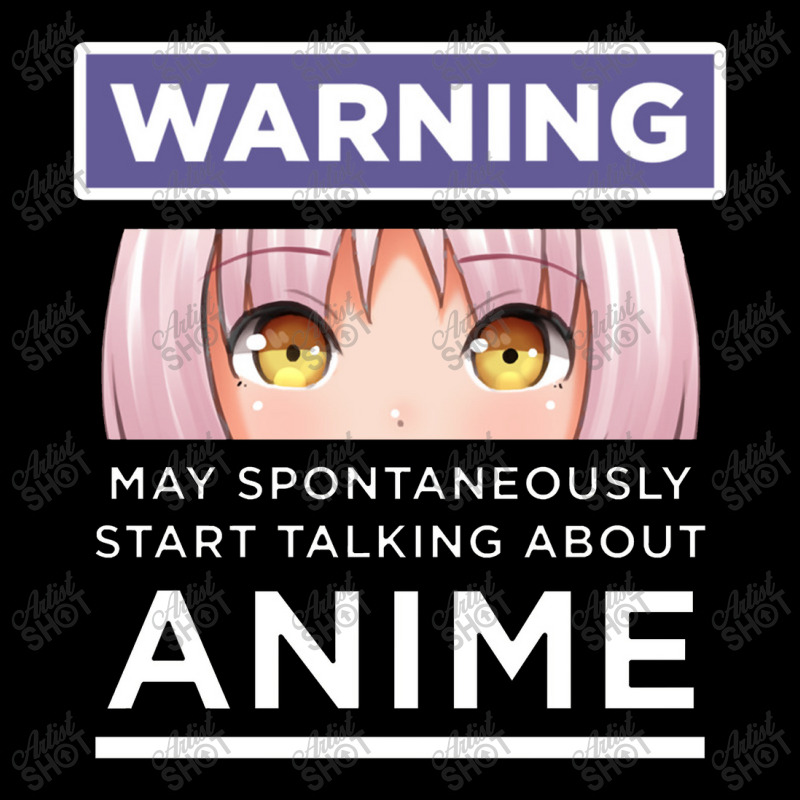 Warning May Spontaneously Start Talking About Anime Adjustable Cap | Artistshot