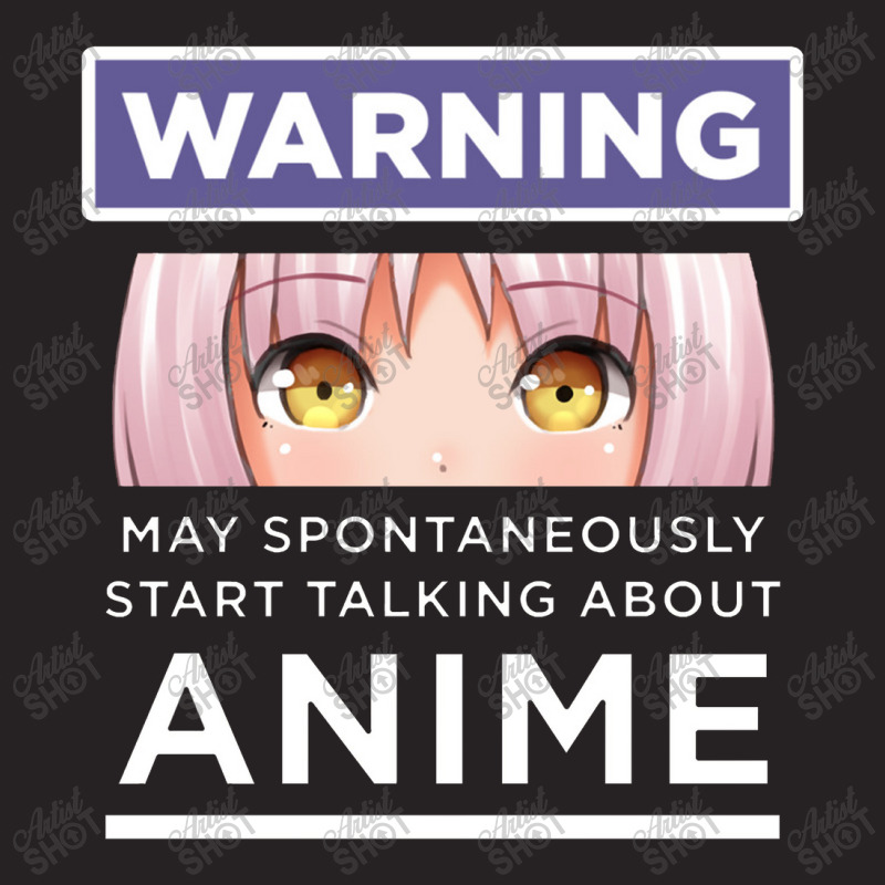 Warning May Spontaneously Start Talking About Anime Vintage Cap | Artistshot