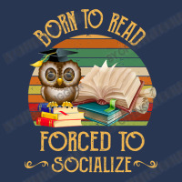 Book Reader Loverreader Born To Read Forced To Socialize 573 Booked Bo Ladies Denim Jacket | Artistshot