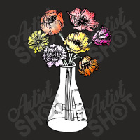 Erlenmeyer Bouquet Ladies Fitted T-shirt | Artistshot