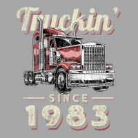 Womens Truckin Since 1983 Trucker Big Rig Driver 39th Birthday V Neck Toddler Sweatshirt | Artistshot