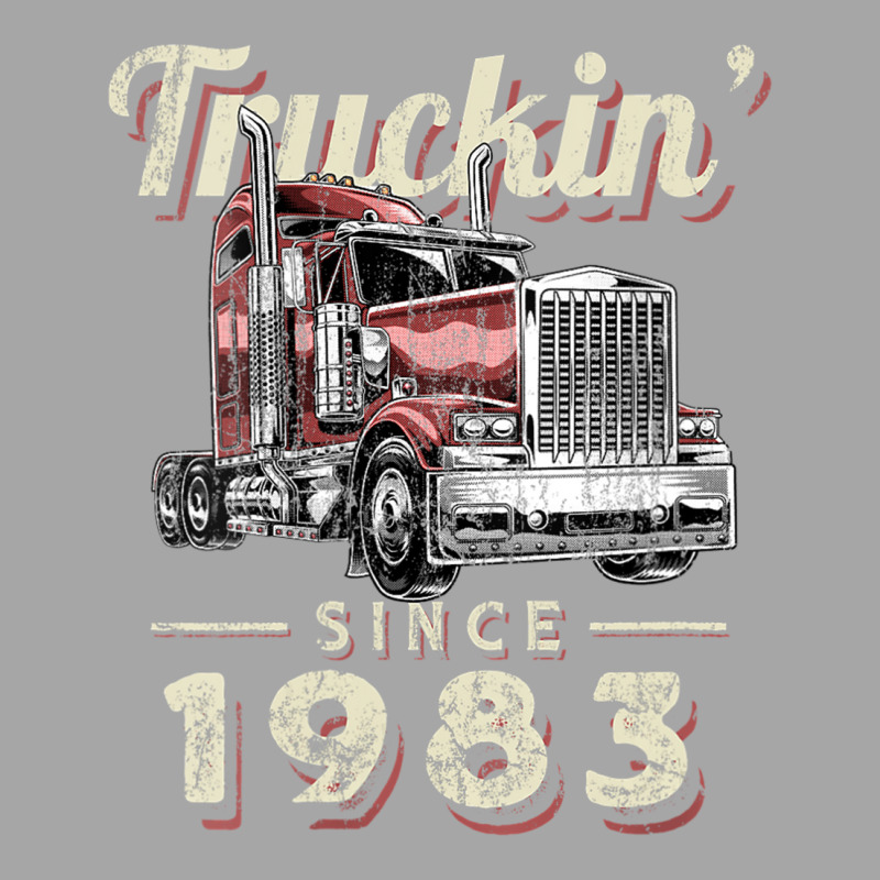 Womens Truckin Since 1983 Trucker Big Rig Driver 39th Birthday V Neck Toddler Sweatshirt by saldeenshakir | Artistshot