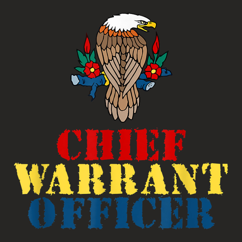 Chief Warrant Officer Color Eagle T Shirt Ladies Fitted T-Shirt by Sand King | Artistshot