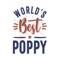 World's Best Poppy Maternity Scoop Neck T-shirt | Artistshot