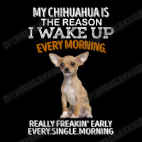 Chihuahua Dog Is The Reason I Wake Up Every Morning 205 Chihuahuas Women's V-neck T-shirt | Artistshot