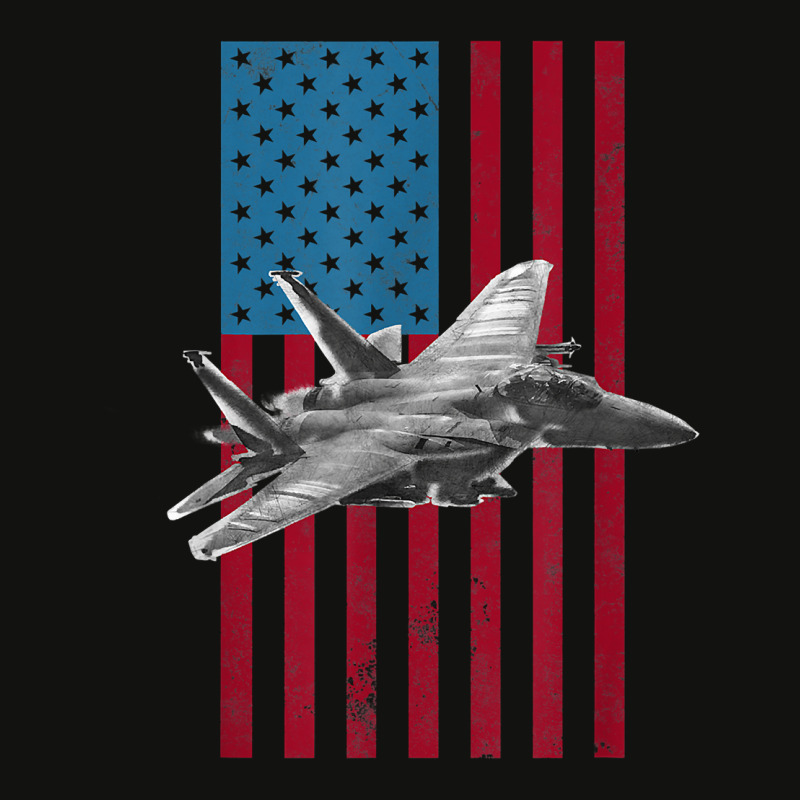 F 15 Strike Eagle 2 Usa American Flag Tee   Military T Shirt Scorecard Crop Tee by Sand King | Artistshot