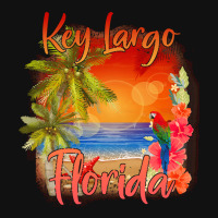 Key Largo Florida T  Shirt Key Largo Florida Keys Tropical Beach Sunse Baby Bibs | Artistshot