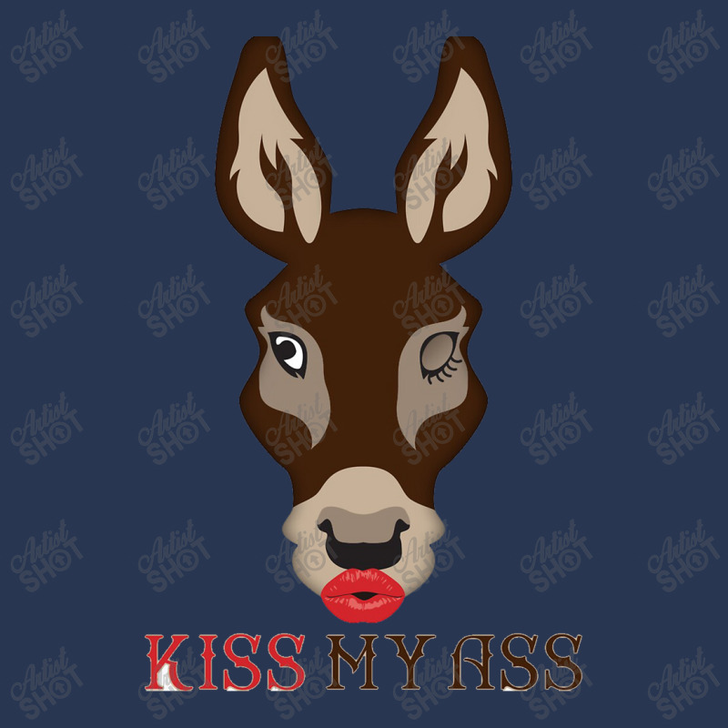 Kiss My Ass Ladies Denim Jacket by GindhiArt | Artistshot