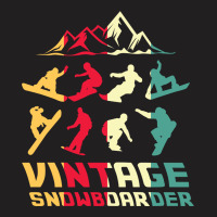 Vintage Snowboarder T-shirt | Artistshot