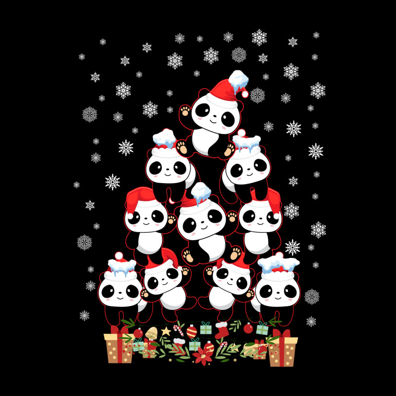 Panda  Christmas Tree Youth Zipper Hoodie | Artistshot