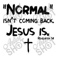 Womens Normal Isn't Coming Back But Jesus Is Revelation 14 Costume V-neck Tee | Artistshot