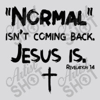 Womens Normal Isn't Coming Back But Jesus Is Revelation 14 Costume Women's Triblend Scoop T-shirt | Artistshot