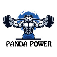 Panda Power Women's V-neck T-shirt | Artistshot