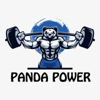 Panda Power Ladies Fitted T-shirt | Artistshot