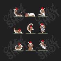 Beagle Yoga Christmas Lady Grandpa Grandma Ladies Polo Shirt | Artistshot