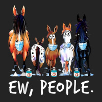 Horse Ew People Horse Wearing A Face Mask Horse Ho Ho Ho T Shirt 3/4 Sleeve Shirt | Artistshot