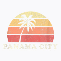 Panama City Beach Fl Vintage 70s Retro Throwback Design T Shirt T-shirt | Artistshot